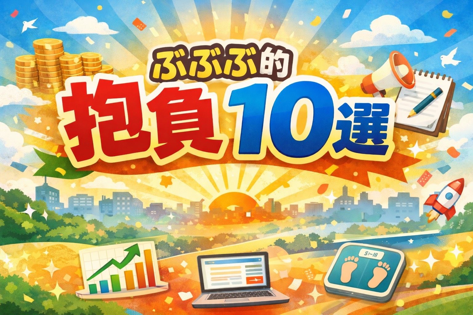 ぶぶぶ的抱負10選！